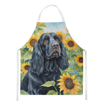 Cocker Spaniel in Sunflowers Cooking Kitchen Apron DAC6060 product image at NuMercy