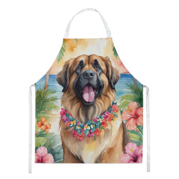 Leonberger Luau Cooking Kitchen Apron product image at NuMercy