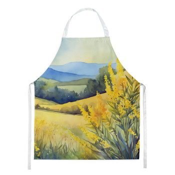 Kentucky Goldenrod in Watercolor Cooking Kitchen Apron DAC1656 product image at NuMercy