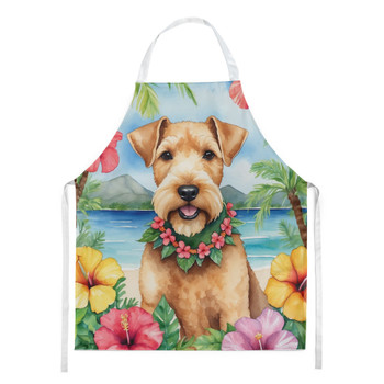 Lakeland Terrier Luau Cooking Kitchen Apron product image at NuMercy