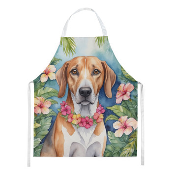 American Foxhound Luau Cooking Kitchen Apron product image at NuMercy