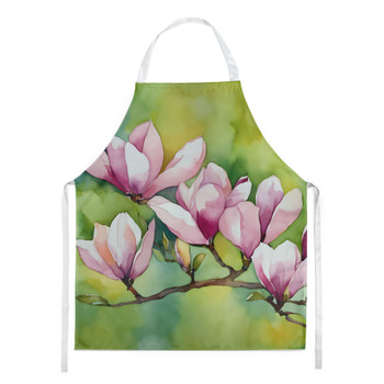 Mississippi Magnolia in Watercolor Cooking Kitchen Apron DAC1675 product image at NuMercy