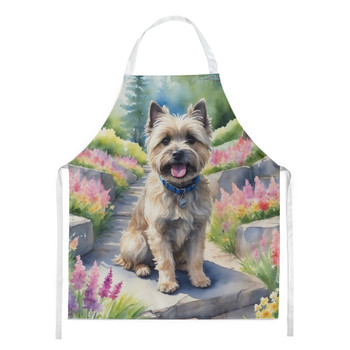 Cairn Terrier Spring Path Cooking Kitchen Apron DAC6589 product image at NuMercy