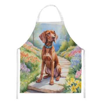 Vizsla Spring Path Cooking Kitchen Apron product image at NuMercy