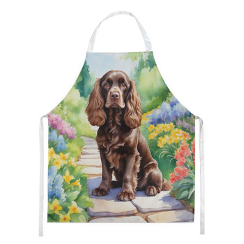 Cocker Spaniel Spring Path Cooking Kitchen Apron DAC6603 product image at NuMercy