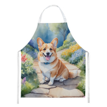 Corgi Spring Path Cooking Kitchen Apron DAC6609 product image at NuMercy