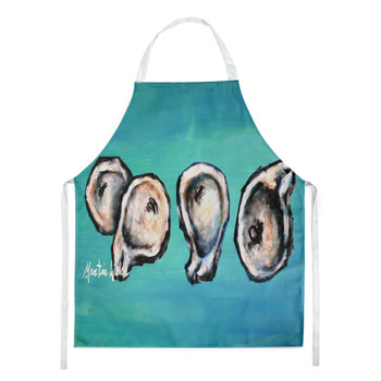 Four Oyster Shells on Board Cooking Kitchen Apron product image at NuMercy