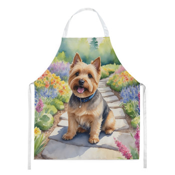 Norwich Terrier Spring Path Cooking Kitchen Apron product image at NuMercy