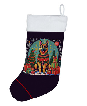 German Shepherd Christmas Stocking product image at NuMercy