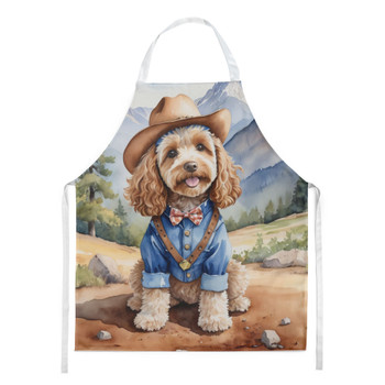 Cockapoo Cowboy Welcome Cooking Kitchen Apron product image at NuMercy