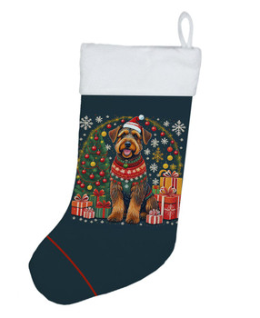Airedale Terrier Christmas Stocking product image at NuMercy