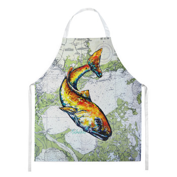 Red Fish On Map Cooking Kitchen Apron product image at NuMercy