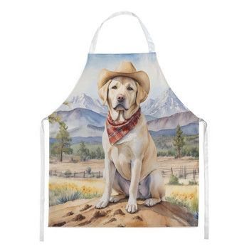 Labrador Retriever Cowboy Welcome Cooking Kitchen Apron DAC5931 product image at NuMercy