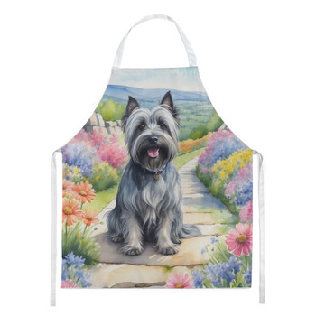 Skye Terrier Spring Path Cooking Kitchen Apron product image at NuMercy