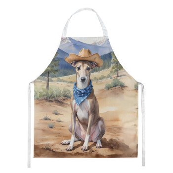 Greyhound Cowboy Welcome Cooking Kitchen Apron DAC5915 product image at NuMercy