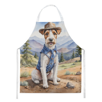 Fox Terrier Cowboy Welcome Cooking Kitchen Apron product image at NuMercy