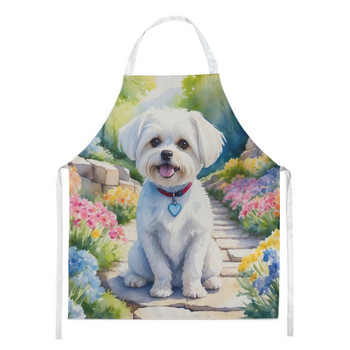 Maltese Spring Path Cooking Kitchen Apron product image at NuMercy
