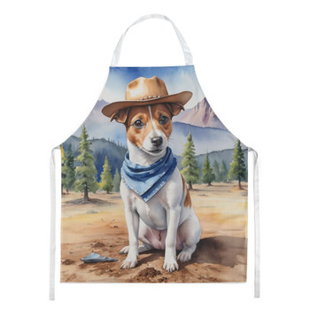 Jack Russell Terrier Cowboy Welcome Cooking Kitchen Apron product image at NuMercy