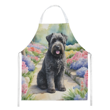 Bouvier des Flandres Spring Path Cooking Kitchen Apron product image at NuMercy