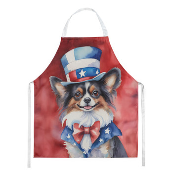 Papillon Patriotic American Cooking Kitchen Apron product image at NuMercy