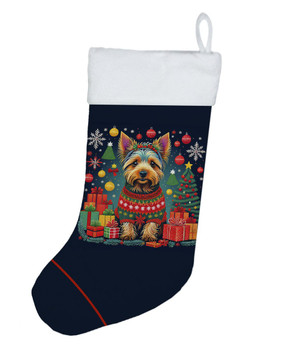 Australian Terrier Christmas Stocking product image at NuMercy