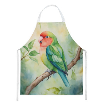 Peachfaced Lovebird Cooking Kitchen Apron product image at NuMercy