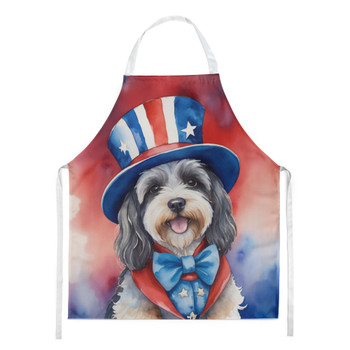 Tibetan Terrier Patriotic American Cooking Kitchen Apron DAC5811 product image at NuMercy