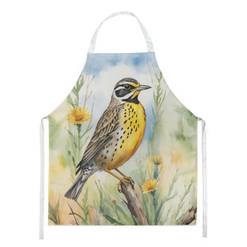 North Dakota Western Meadowlark Cooking Kitchen Apron product image at NuMercy