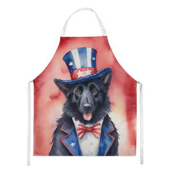 Belgian Sheepdog Patriotic American Cooking Kitchen Apron product image at NuMercy