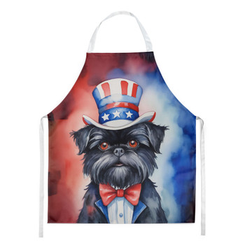 Affenpinscher Patriotic American Cooking Kitchen Apron product image at NuMercy