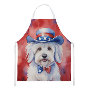 Coton de Tulear Patriotic American Cooking Kitchen Apron product image at NuMercy