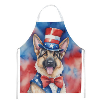 German Shepherd Patriotic American Cooking Kitchen Apron DAC5720 product image at NuMercy