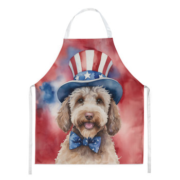 Labradoodle Patriotic American Cooking Kitchen Apron DAC5751 product image at NuMercy