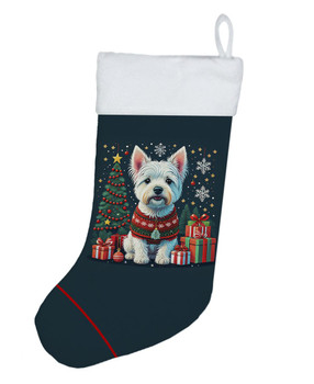 Westie Christmas Stocking product image at NuMercy