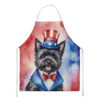 Cairn Terrier Patriotic American Cooking Kitchen Apron DAC5675 product image at NuMercy