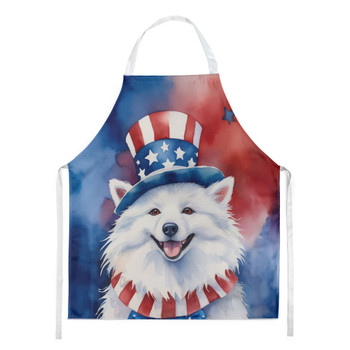 American Eskimo Patriotic American Cooking Kitchen Apron product image at NuMercy