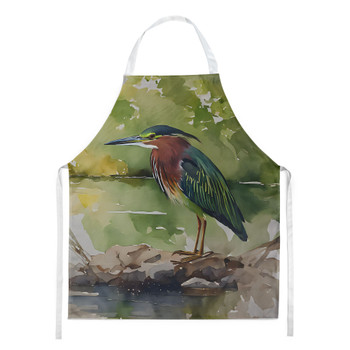 Green Heron Cooking Kitchen Apron DAC3230 product image at NuMercy