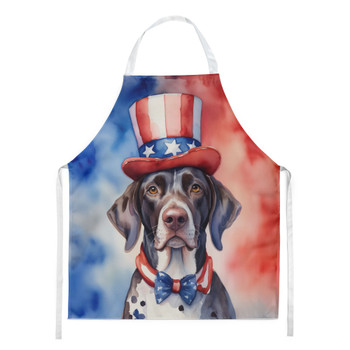 German Shorthaired Pointer Patriotic American Cooking Kitchen Apron product image at NuMercy