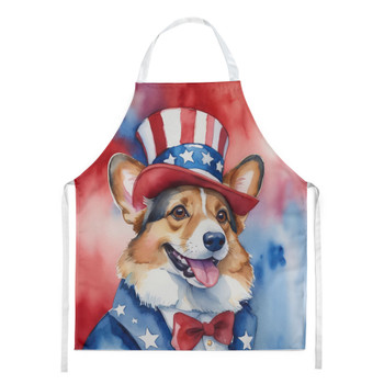 Corgi Patriotic American Cooking Kitchen Apron DAC5695 product image at NuMercy
