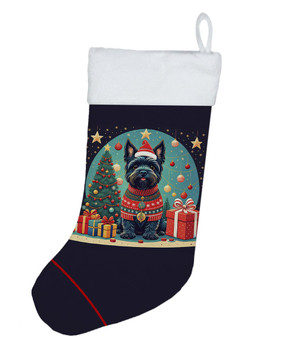 Scottish Terrier Christmas Stocking product image at NuMercy