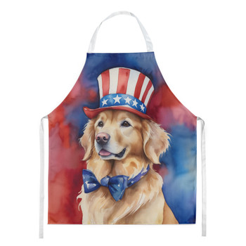 Golden Retriever Patriotic American Cooking Kitchen Apron DAC5724 product image at NuMercy