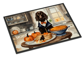 Boykin Spaniel Fall Kitchen Pumpkins Doormat 24H X 36W product image at NuMercy