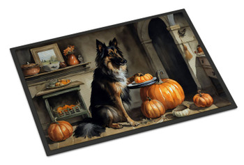 Belgian Tervuren Fall Kitchen Pumpkins Doormat 24H X 36W product image at NuMercy