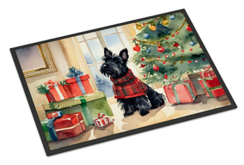 Scottish Terrier Cozy Christmas Doormat 24H X 36W product image at NuMercy