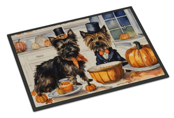 Cairn Terrier Fall Kitchen Pumpkins Doormat 24H X 36W DAC1759 product image at NuMercy