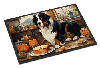 Bernese Mountain Dog Fall Kitchen Pumpkins Doormat 24H X 36W DAC1738 product image at NuMercy