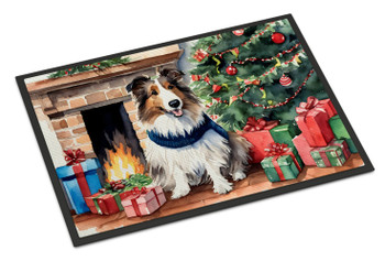 Sheltie Cozy Christmas Doormat 24H X 36W DAC2749 product image at NuMercy