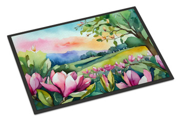 Louisiana Magnolias in Watercolor Doormat 24H X 36W DAC1660 product image at NuMercy