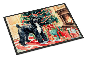 Portuguese Water Dog Cozy Christmas Doormat 24H X 36W DAC2730 product image at NuMercy
