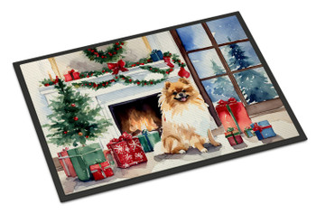 Pomeranian Cozy Christmas Doormat 24H X 36W DAC2722 product image at NuMercy